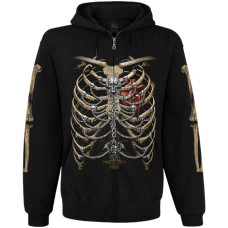 Толстовка на блискавці Heavy Metal Skeleton
