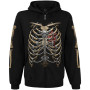 Толстовка на блискавці Heavy Metal Skeleton