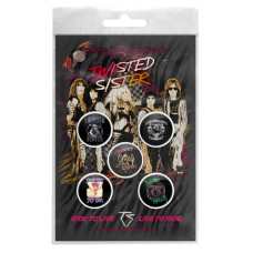 Подарунковий набір значків TWISTED SISTER