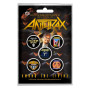 Подарунковий набір значків ANTHRAX