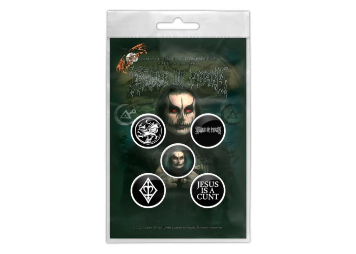 Подарунковий набір значків CRADLE OF FILTH