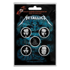 Подарунковий набір значків METALLICA