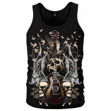 Майка Guitar with Skulls and Ravens