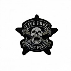 Нашивка Live Free Ride Free