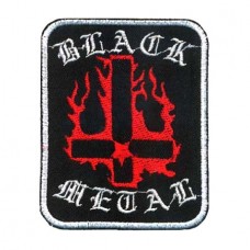 Нашивка вышитая Black Metal